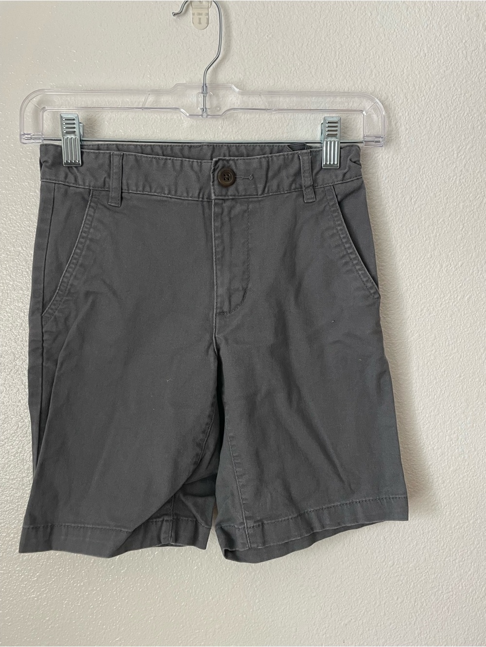 Boy’s Gray Classic Cotton Shorts